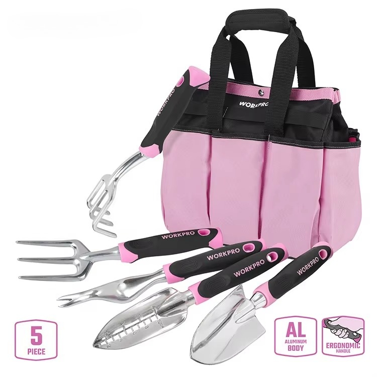 Gardening Tools Pink - 5pcs Pink Gardening Digging Tools Trowel