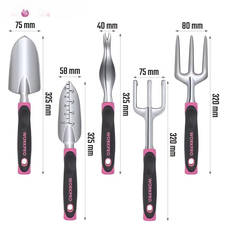 5pcs Pink Gardening Digging To - Gardening Tools Pink recension och pris