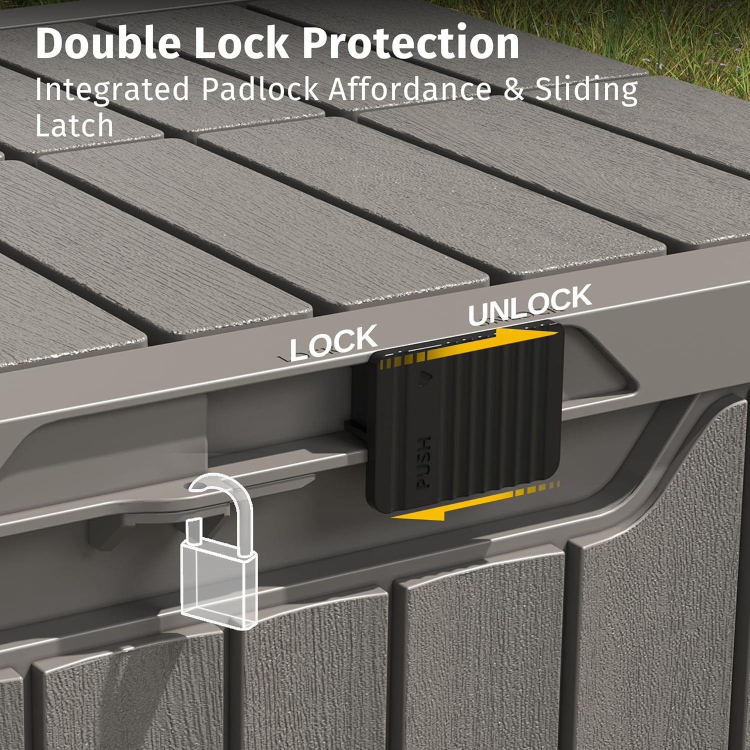 31 Gallon Outdoor Storage Box  - Gardening Tools Images recension och pris