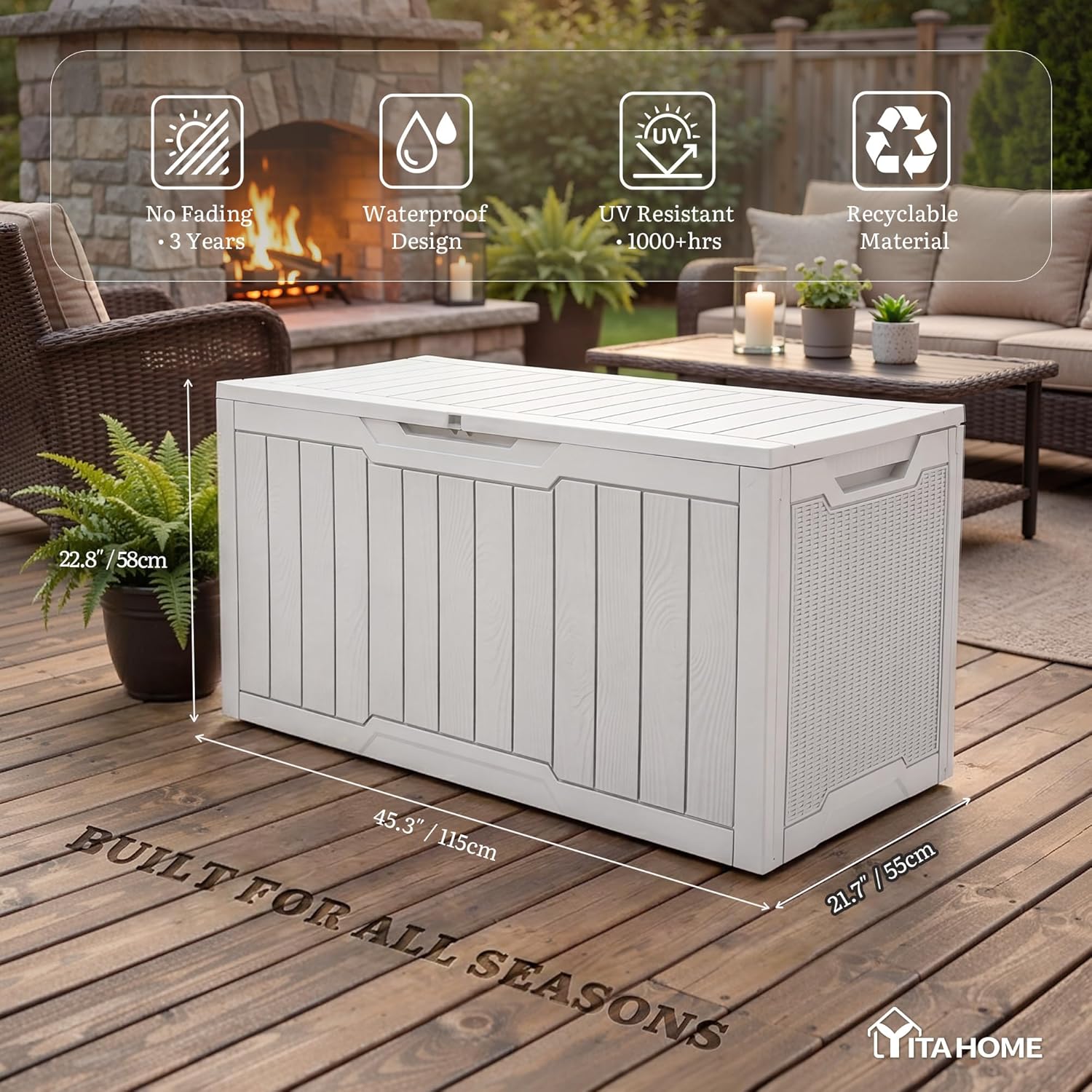 100 Gallon Large Outdoor Deck  - Gardening Tools Images recension och pris