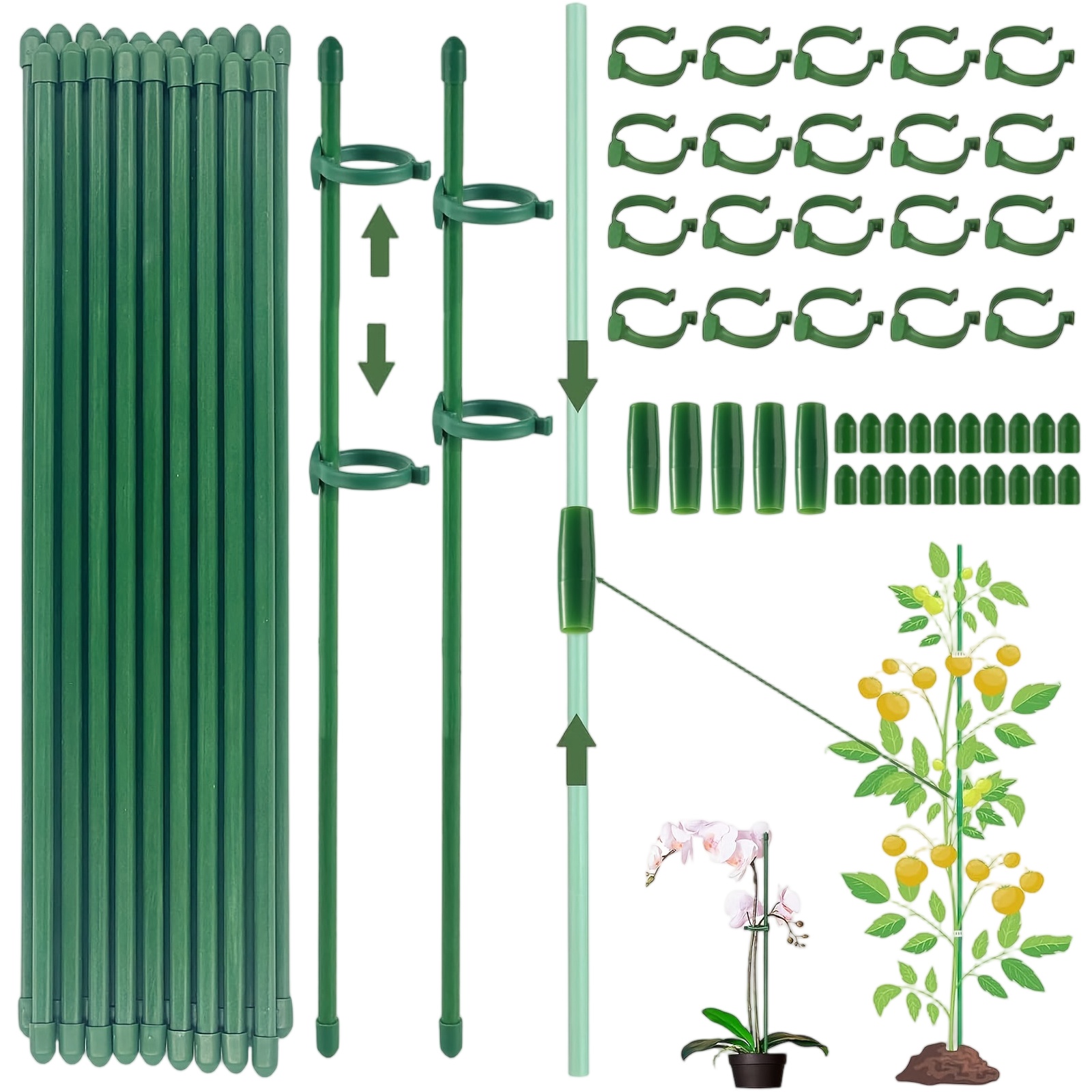 Plant Supports Rod Single Stem - Orchid Potting Mix recension och pris