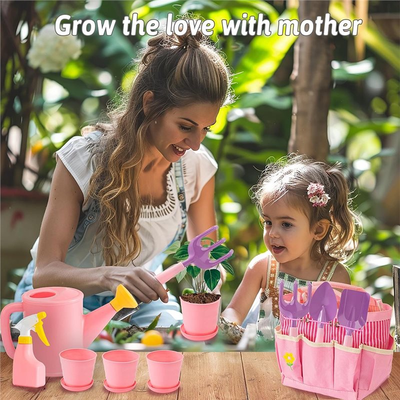 Superior-Kids Pink Gardening T - Gardening Tools Pink recension och pris