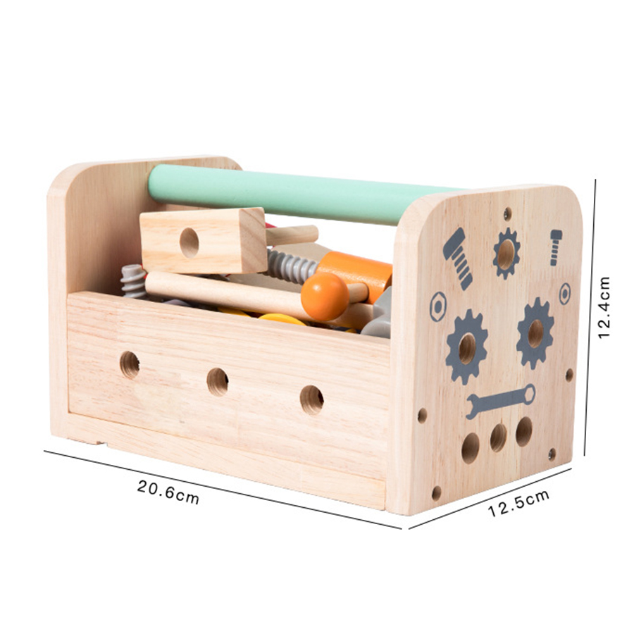 Kids Tool Bench Wooden Set Toy - Gardening Tools Kids recension och pris