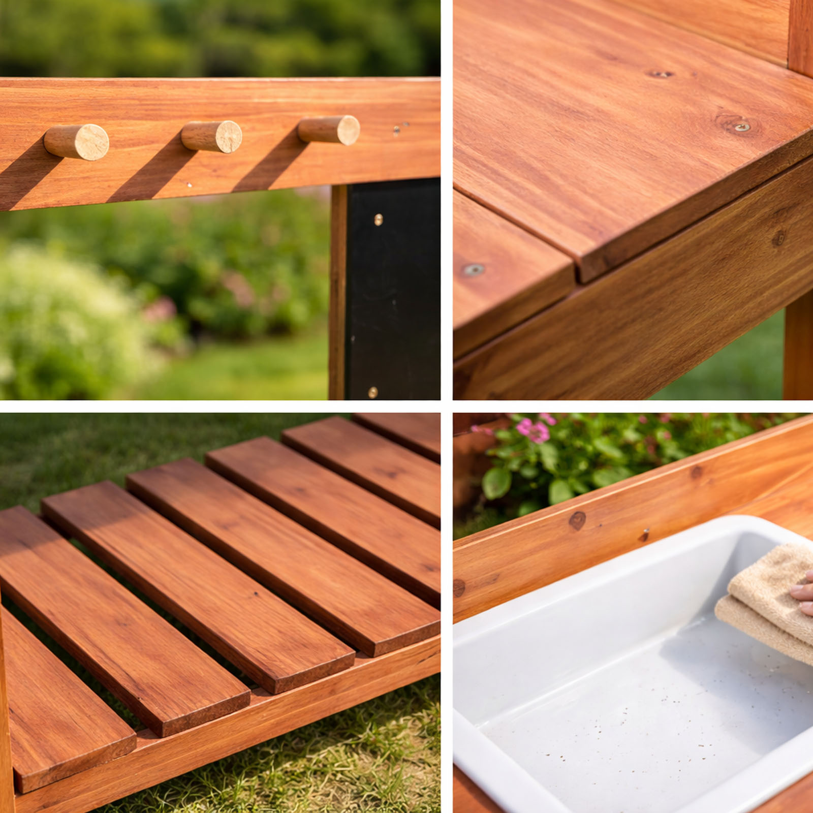 Wooden Potting Benches For Chi - Gardening Tools Kids recension och pris