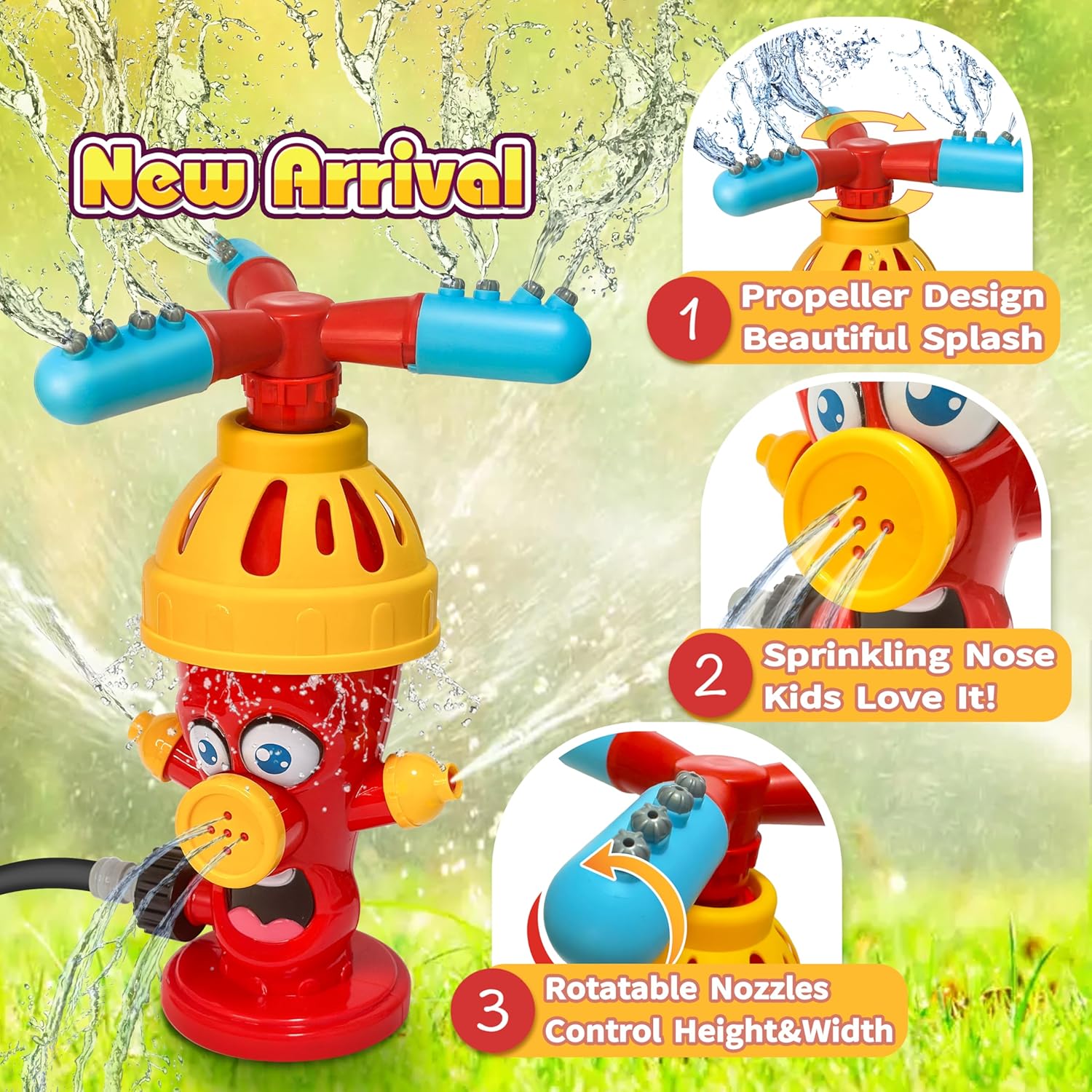 Hydrant Sprinkle Water Spray T - Gardening Tools Kids recension och pris