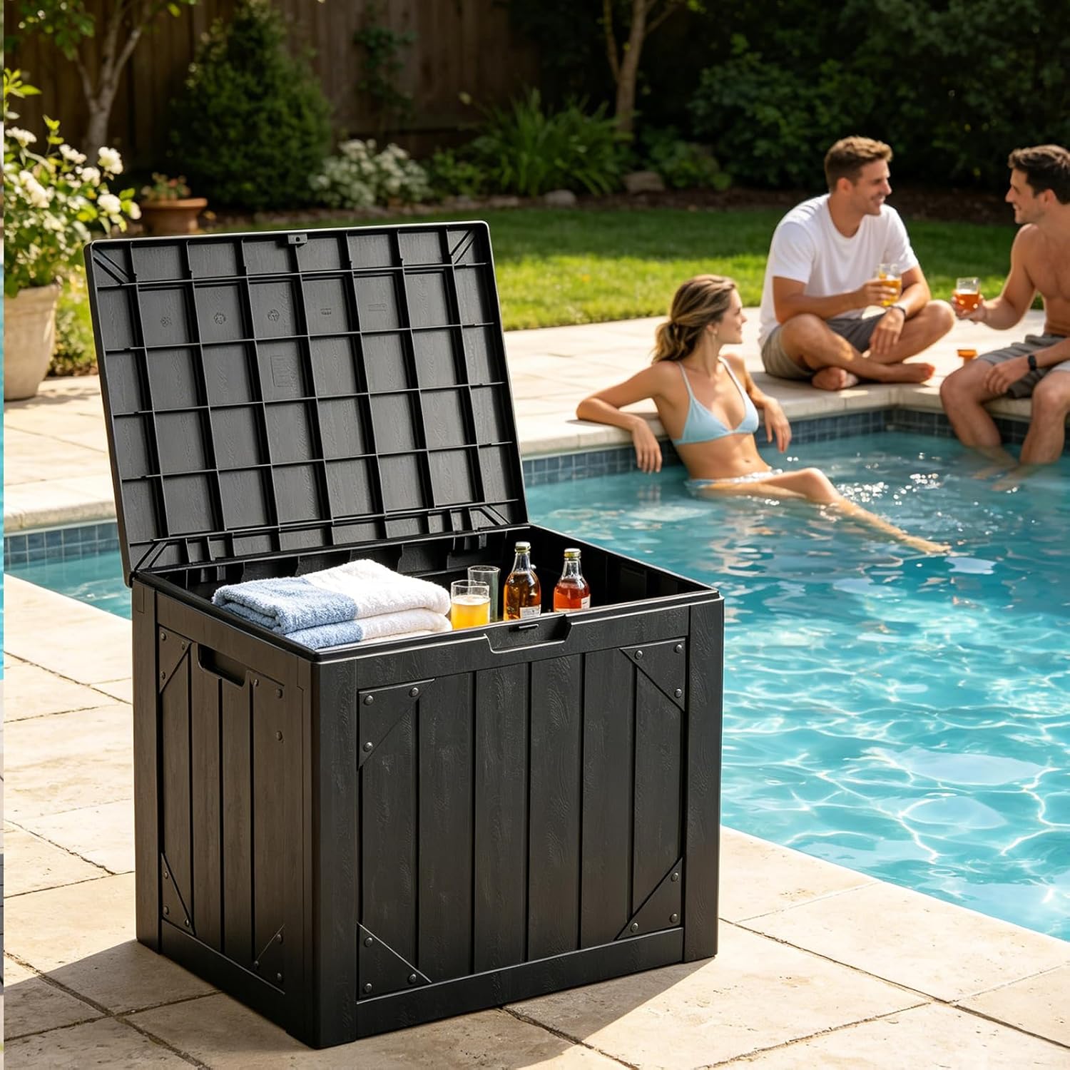 30 Gallon Outdoor Storage Box  - Gardening Tools Images recension och pris
