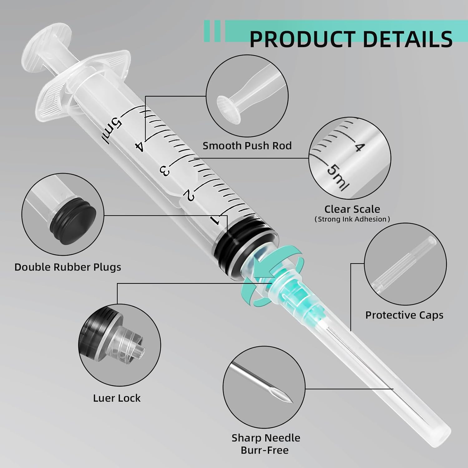 5ml Luer Lock Syringe, Suitabl - Fertilizer Dispenser recension och pris