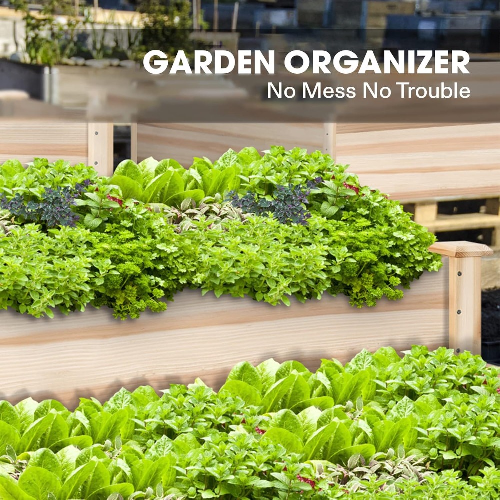 3-Tier Raised Garden Bed Outdo - Gardening Tools Images recension och pris