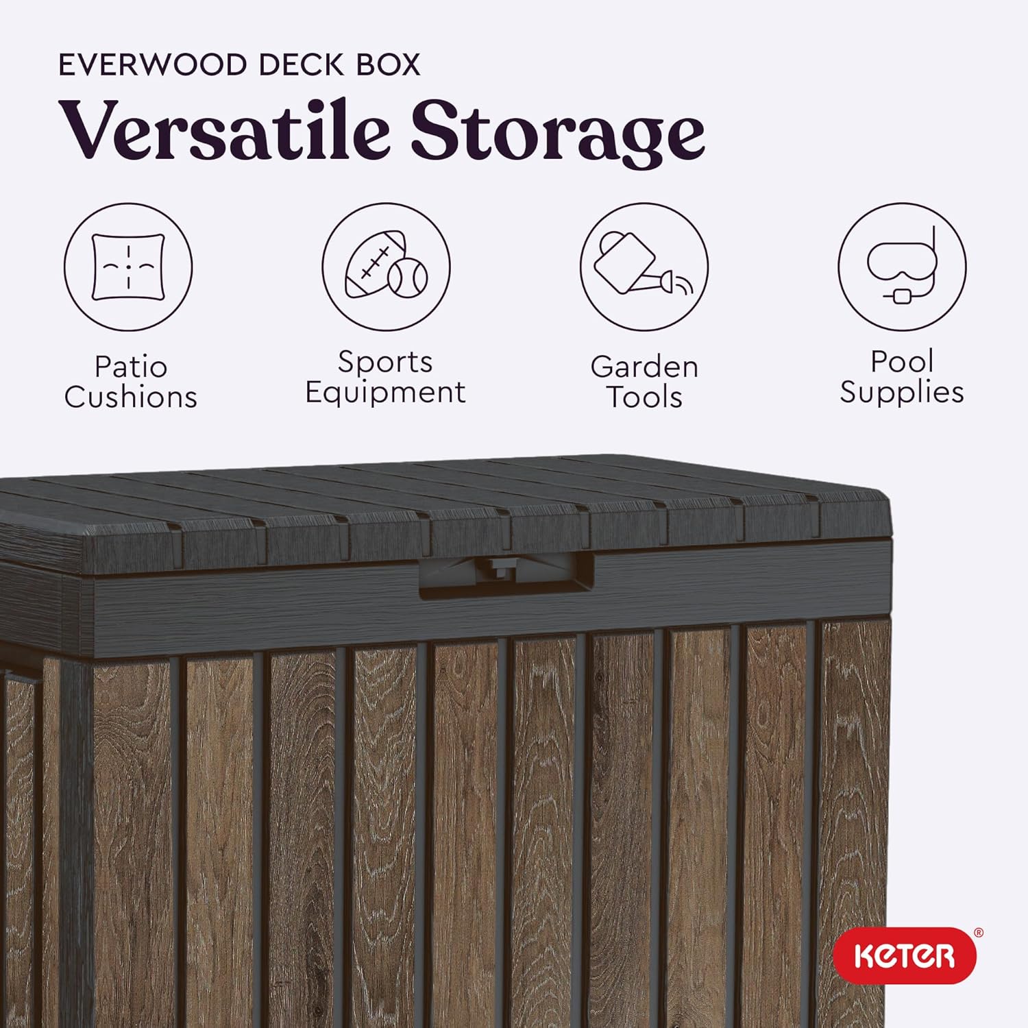 50 Gallon Resin Deck Box for P - Gardening Tools Images recension och pris