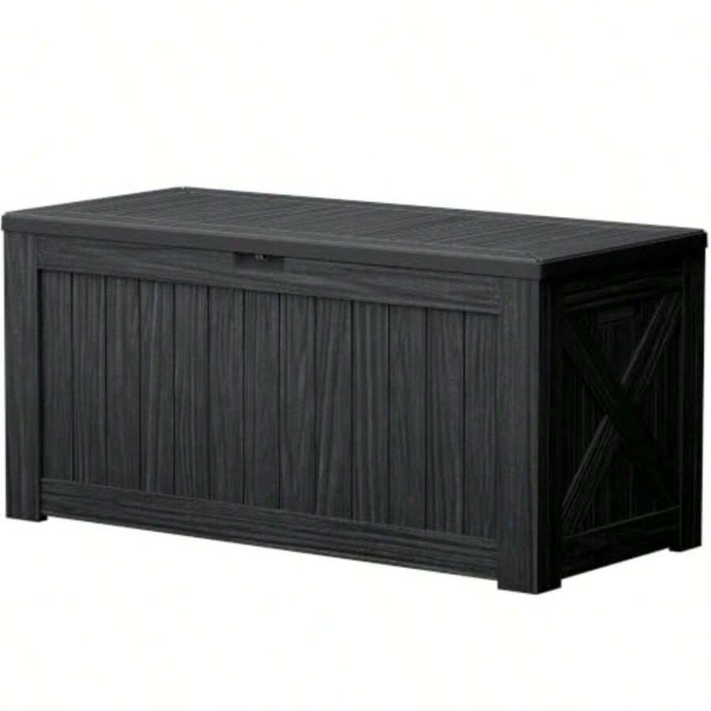 120 Gallon Deck Box Outdoor St - Gardening Tools Organizer recension och pris