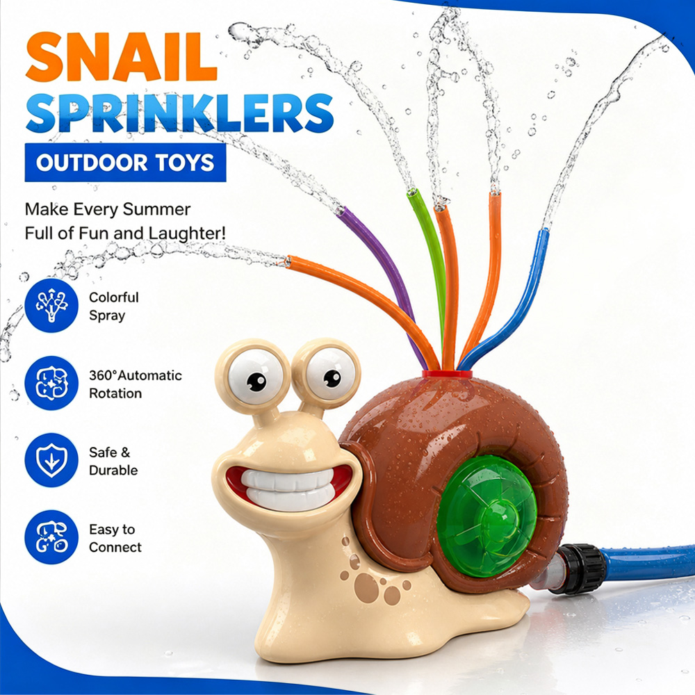 Water Spray Outdoor Toy Snail  - Gardening Tools Kids recension och pris