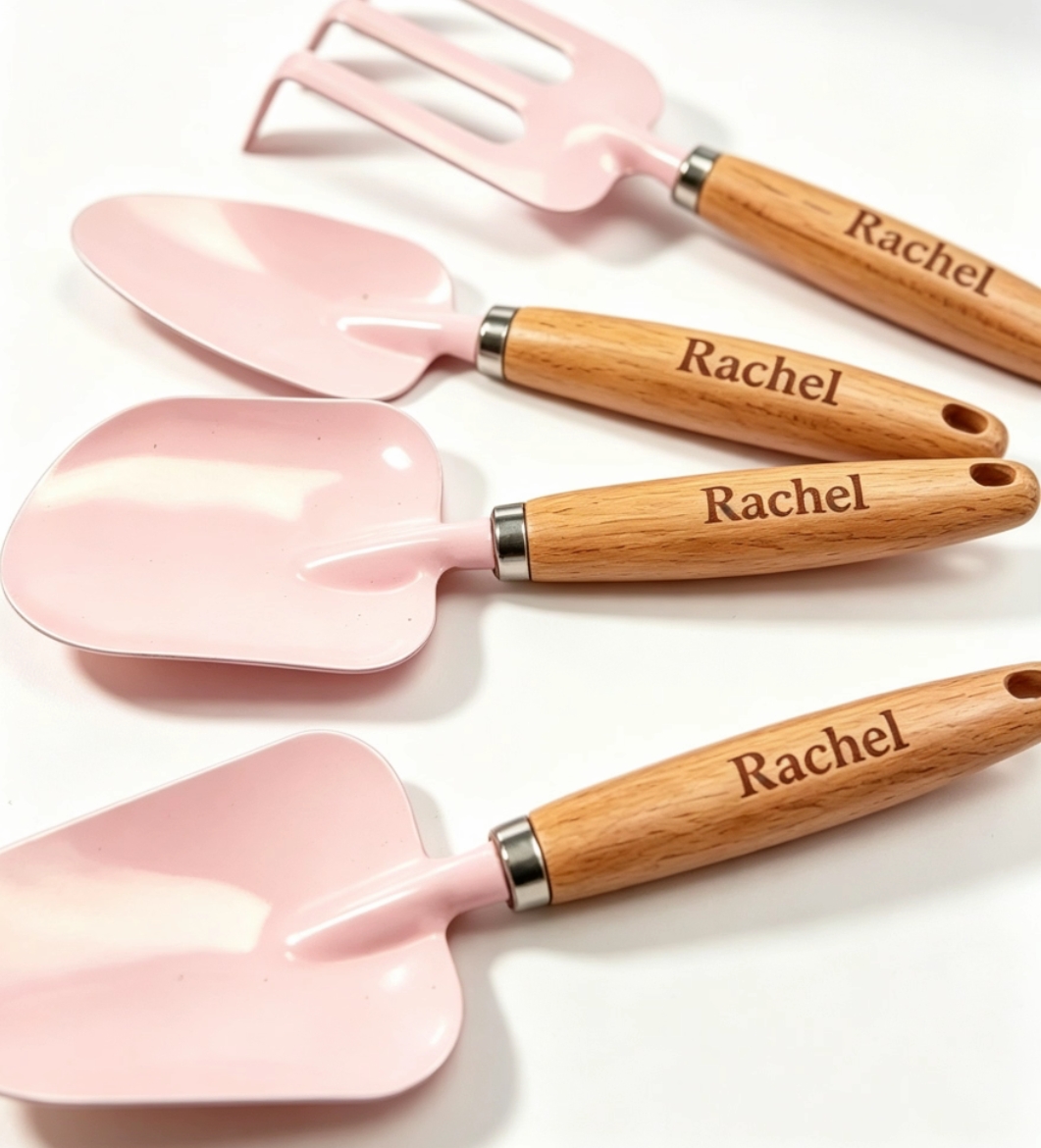 Personalized Name Mini Wooden  - Gardening Tools With Names recension och pris