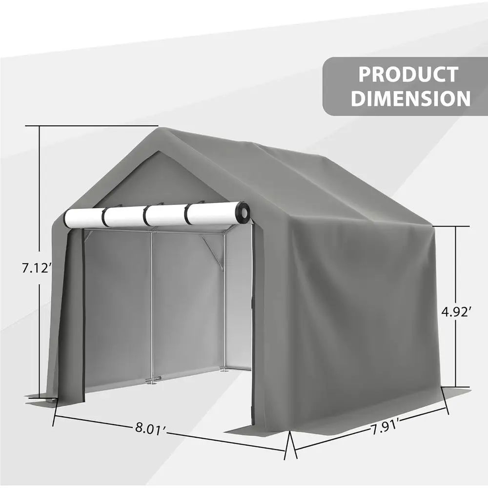 Portable Outdoor Storage Tent, - Gardening Tools Needed recension och pris